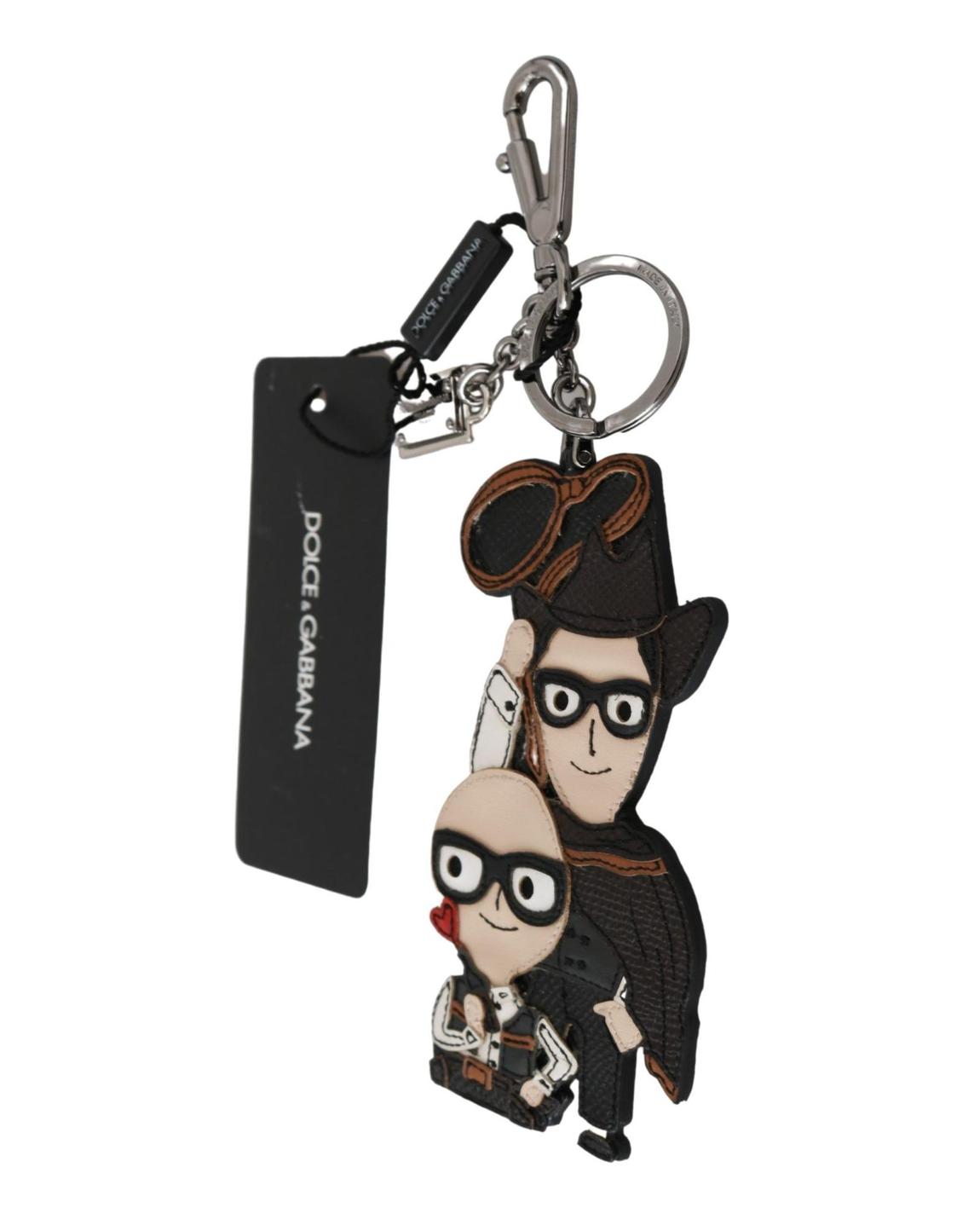 Dolce Gabbana Cartoon Keychain Wo - Black main product photo