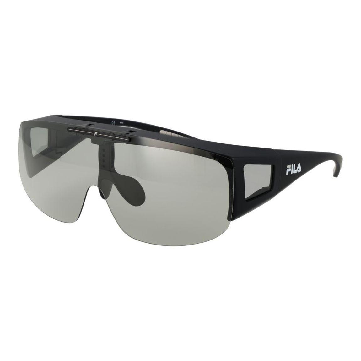 Shield Sunglasses Sporty Design - Black main product photo