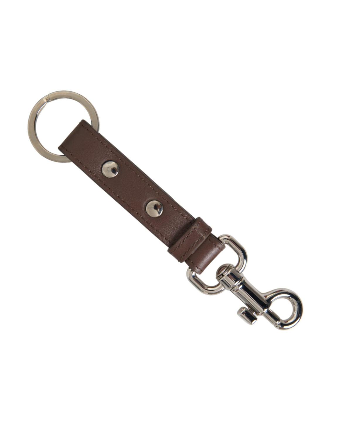 Leather Keychain Brown Style Wo main product photo