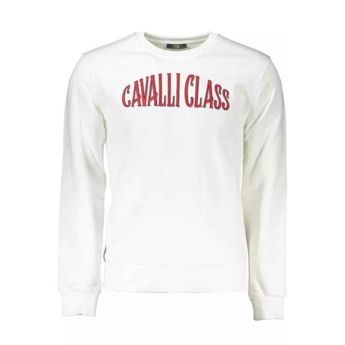 Crew Neck Sweatshirt Long Sleeve - White Sweaters main product photo