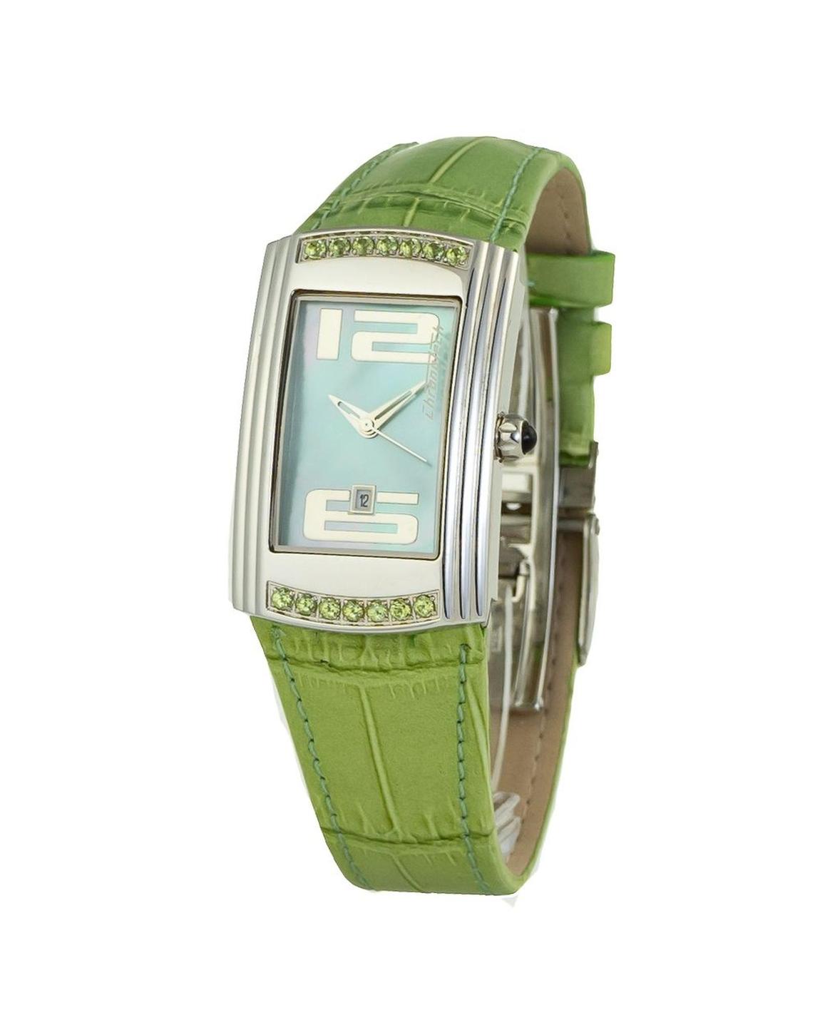 Chronotech CT7017L10SAC Green Leather Watch Wo Watches main product photo