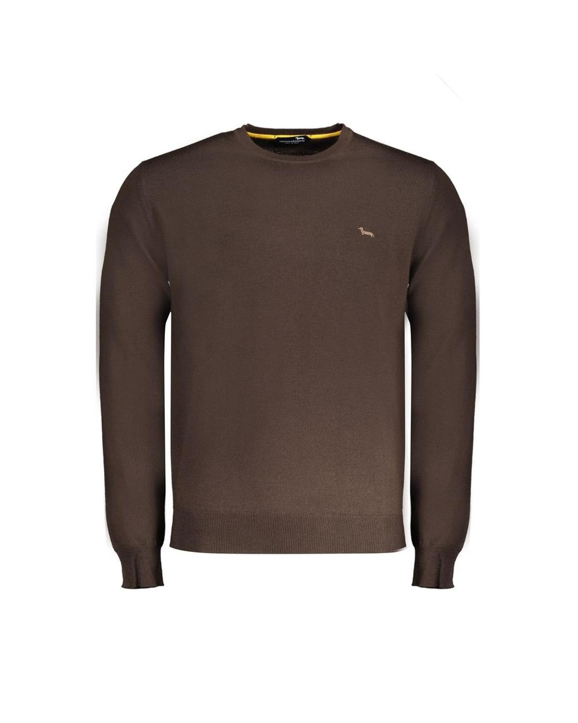 Crew Neck Jumper Brown Sweaters main product photo