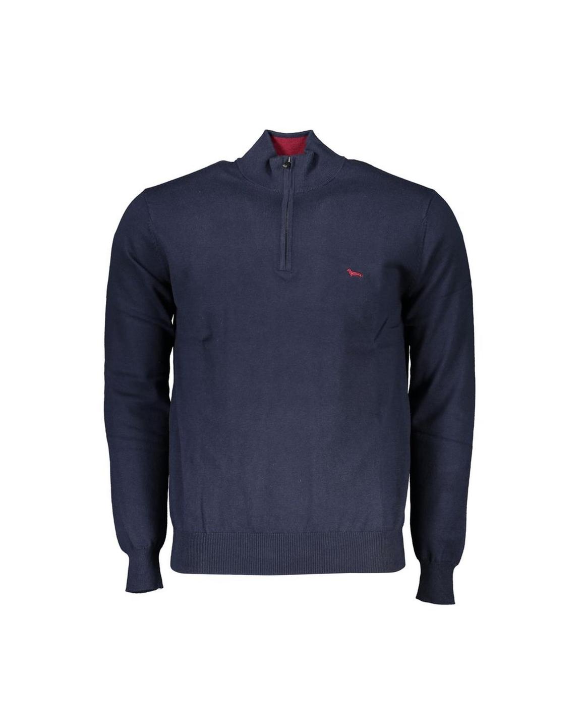 HalfZip Knit Sweater - Blue main product photo