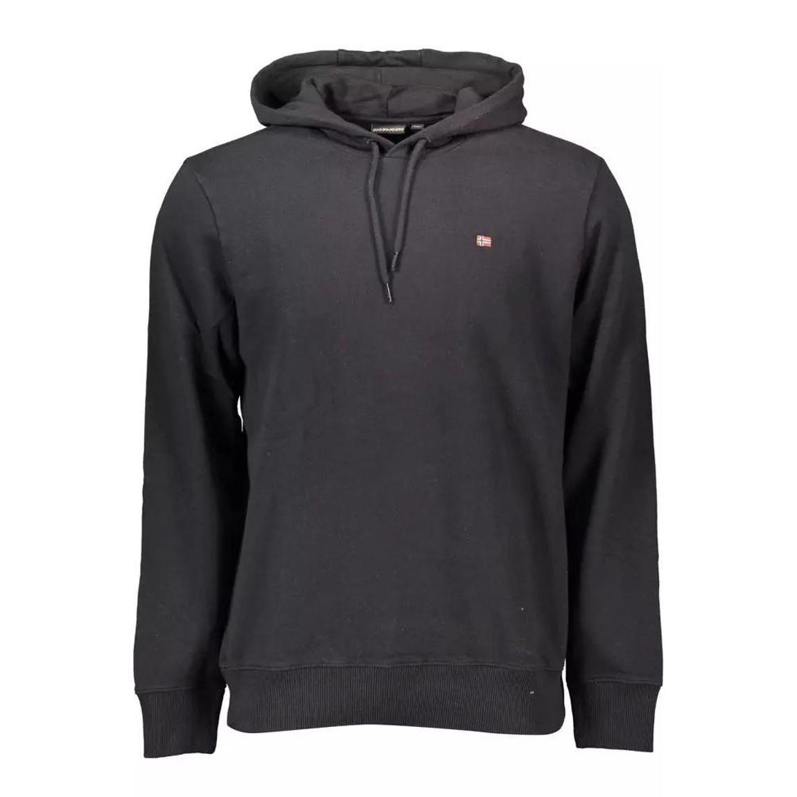 Hooded Sweatshirt Basic Style - Black Sweaters main product photo