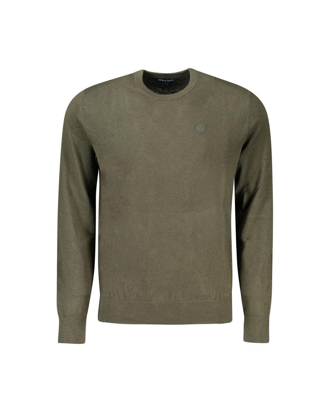 Crew Neck Jumper Olive - Green Sweaters main product photo