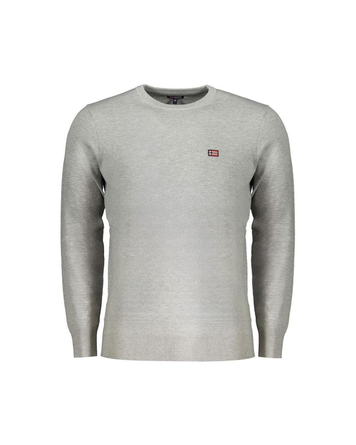 Crew Neck Jumper Knitwear Style - Gray Sweaters main product photo