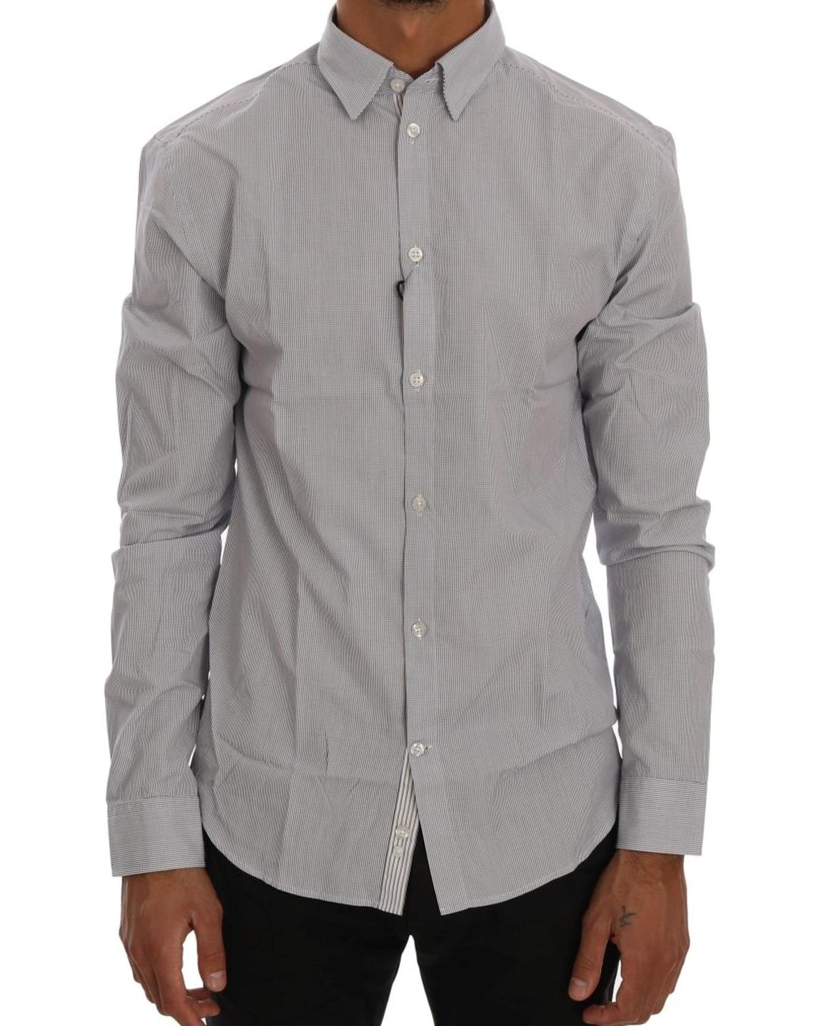 Striped LongSleeve Dress Shirt - Blue main product photo