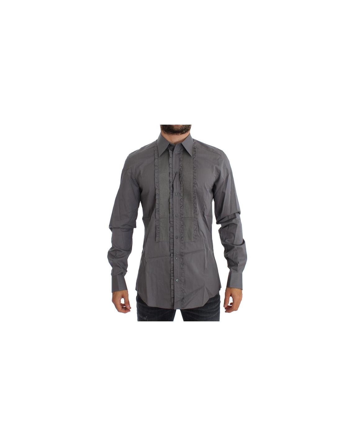 Pleated Detail Shirt Longsleeved - Purple main product photo