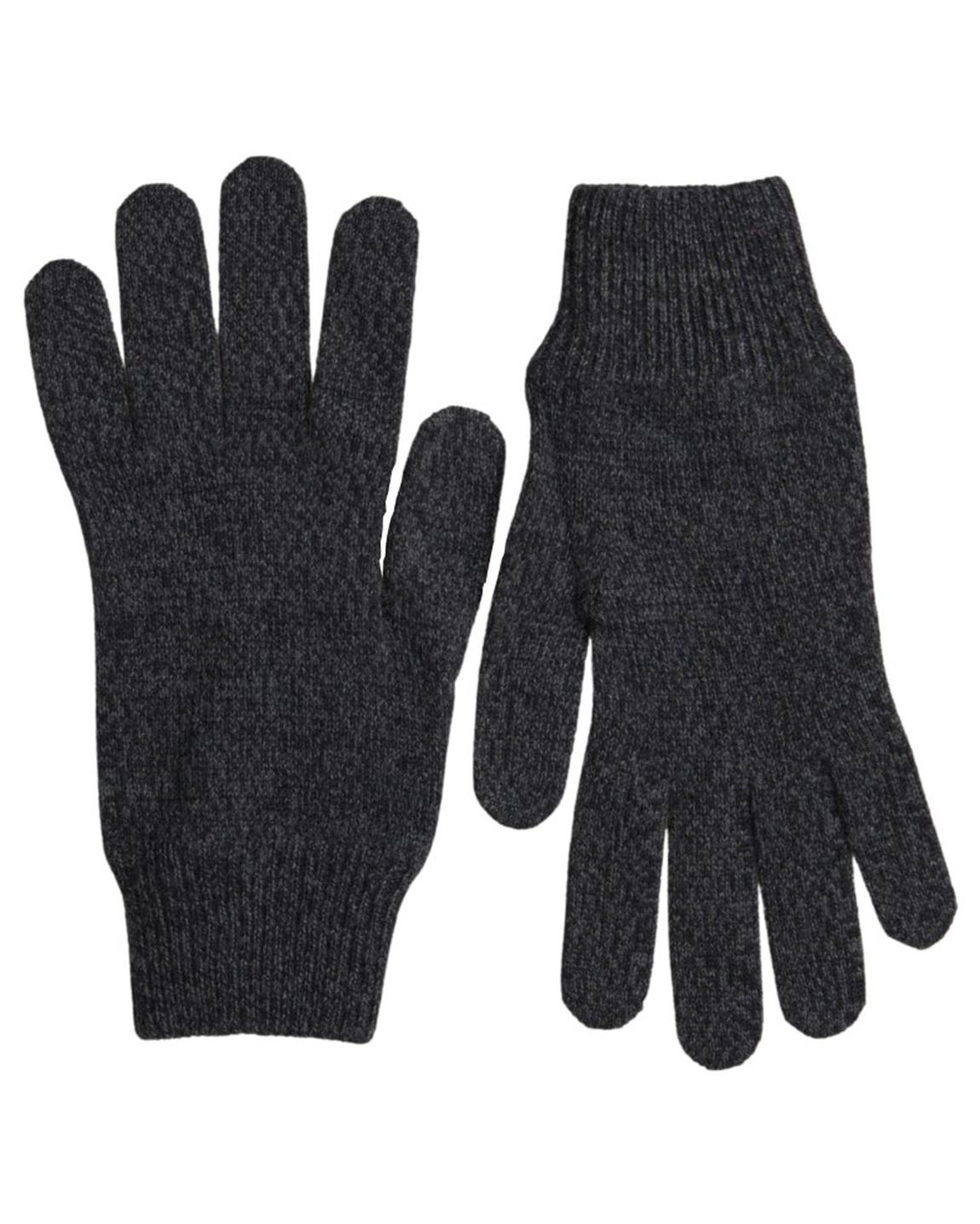 Winter Knit Gloves- Gray main product photo