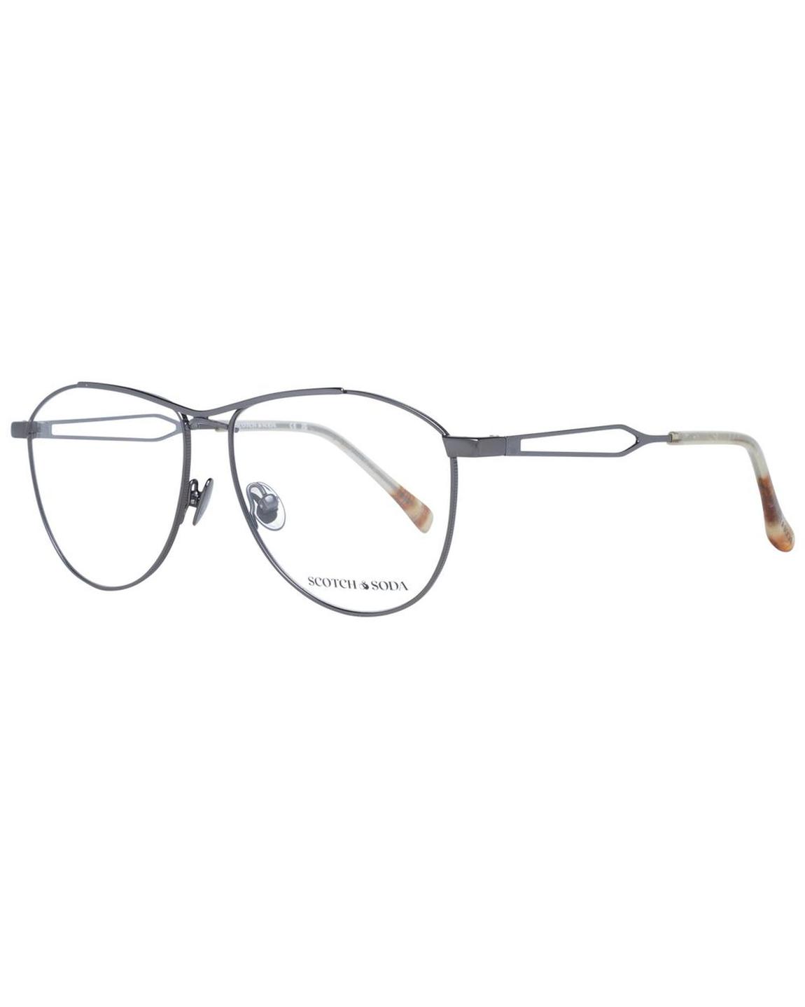 Metal Oval Eyeglasses SC1045720 - Gray Frames For main product photo