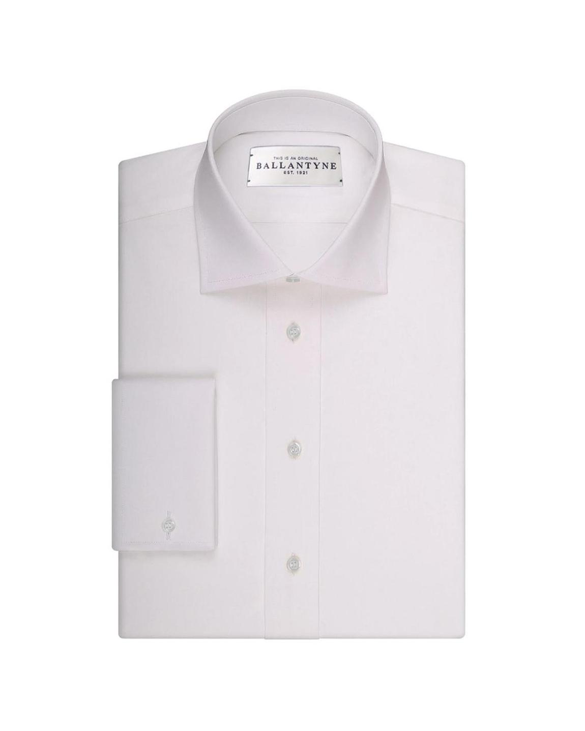 Classic Fit Double Cuff Shirt White Men main product photo