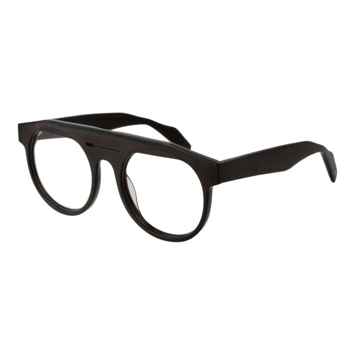 Optical Frames with Full-Rim Panto Style and Branded Case - Brown main product photo