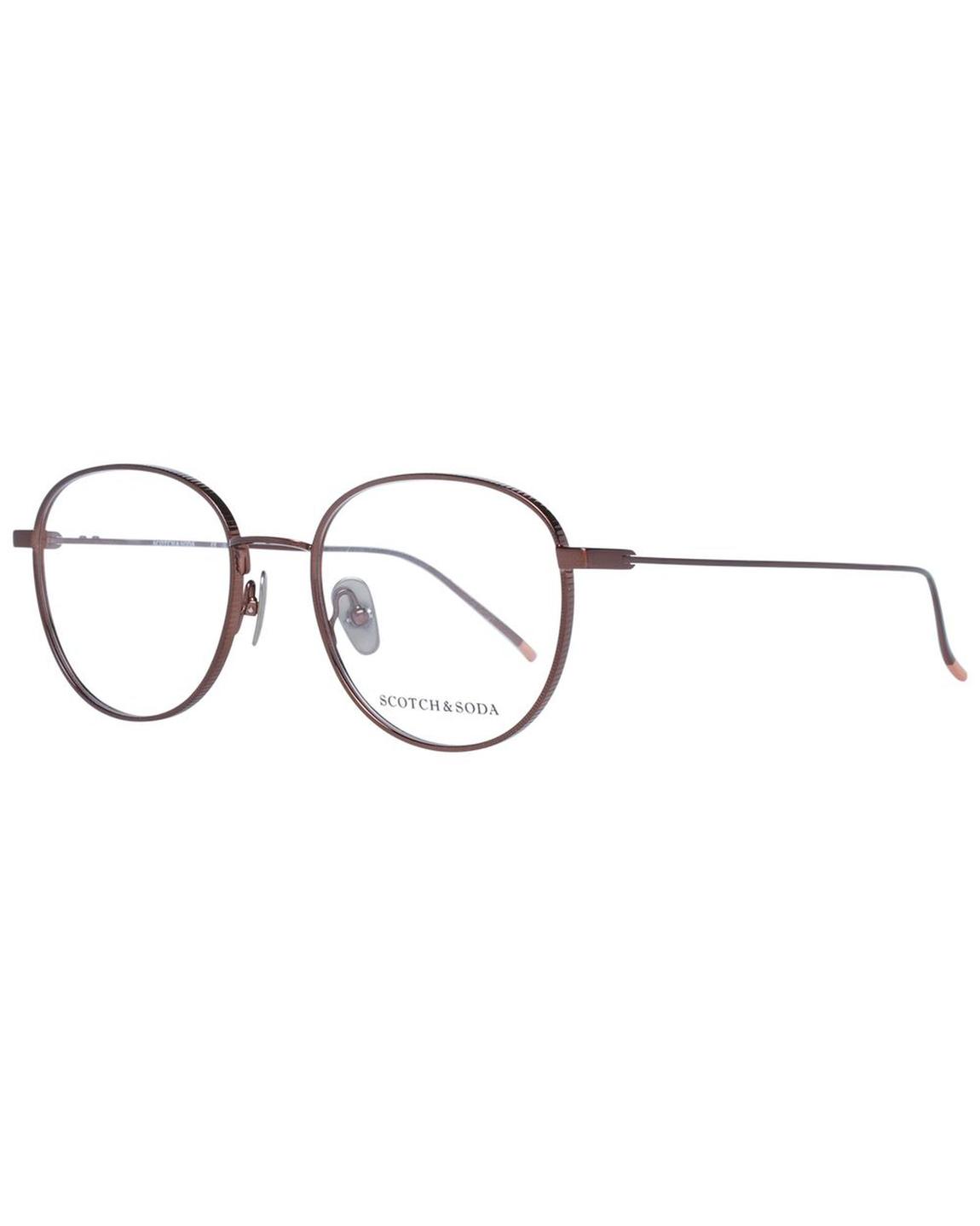 Round Metal Frame Glasses SC1047845 - Brown Frames For main product photo