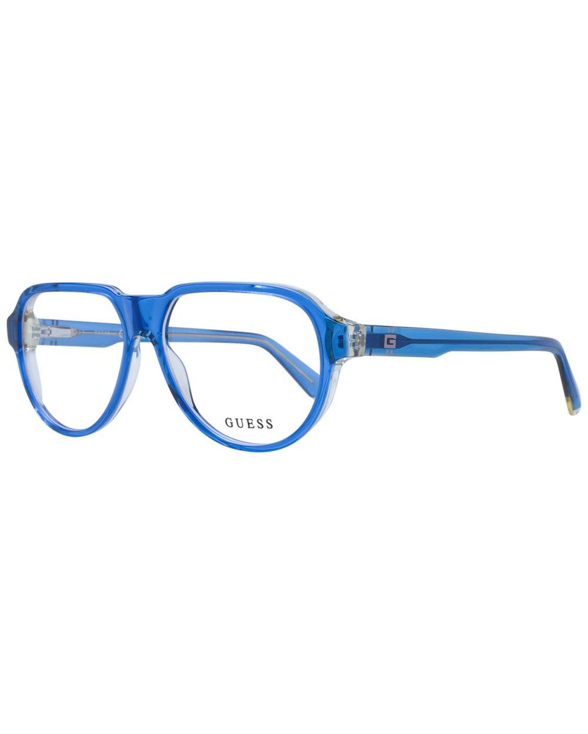 Aviator Eyeglass Frames - Blue Frames For main product photo
