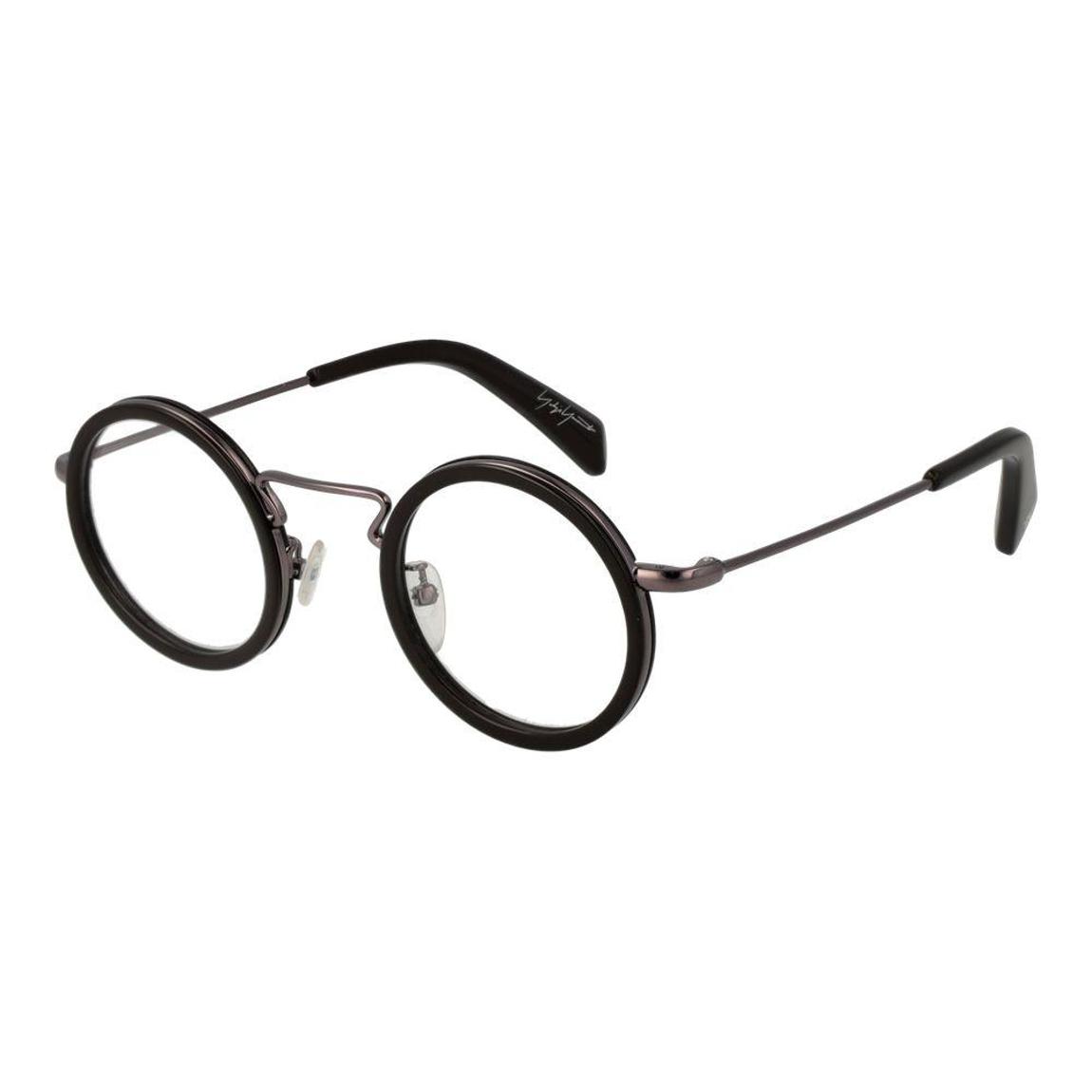 Round Full-Rim Optical Frames with Demo Lenses - Brown Frames For main product photo