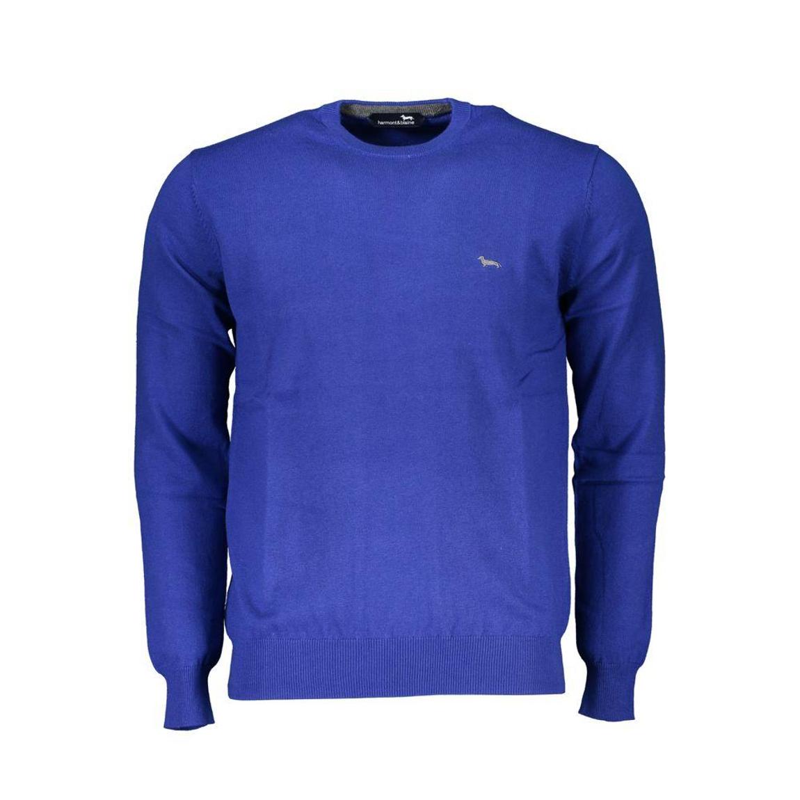 Crew Neck Jumper Solid BlueSweaters main product photo