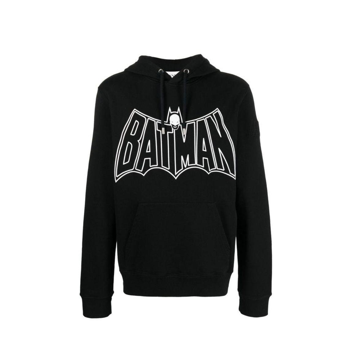 Batman Hooded Sweatshirt with Ribbed Trims and Kangaroo Pocket - main product photo