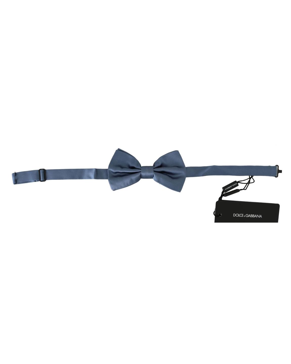 Blue Silk Bow Tie main product photo