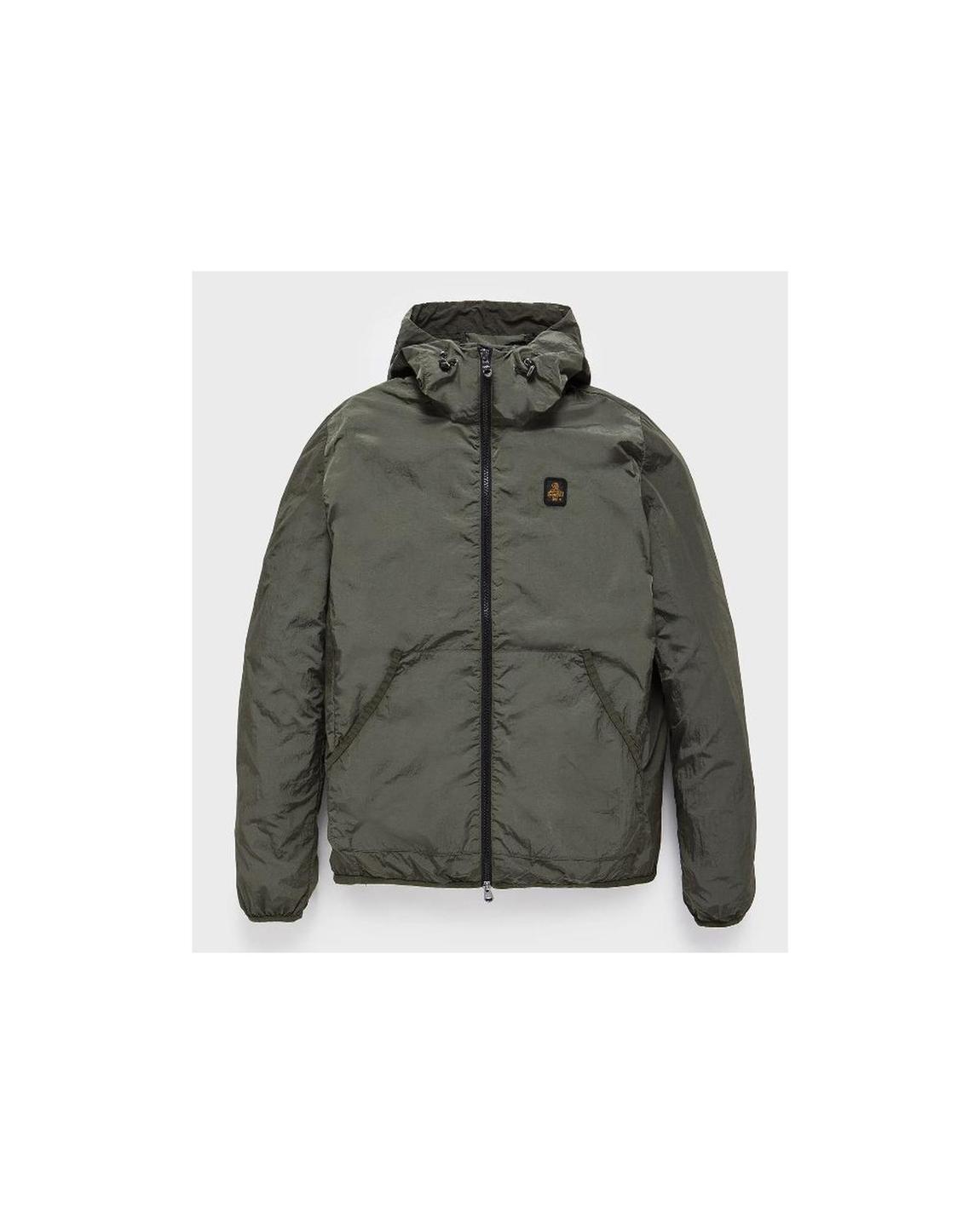 Lightweight Hooded Puffer Jacket - Green main product photo