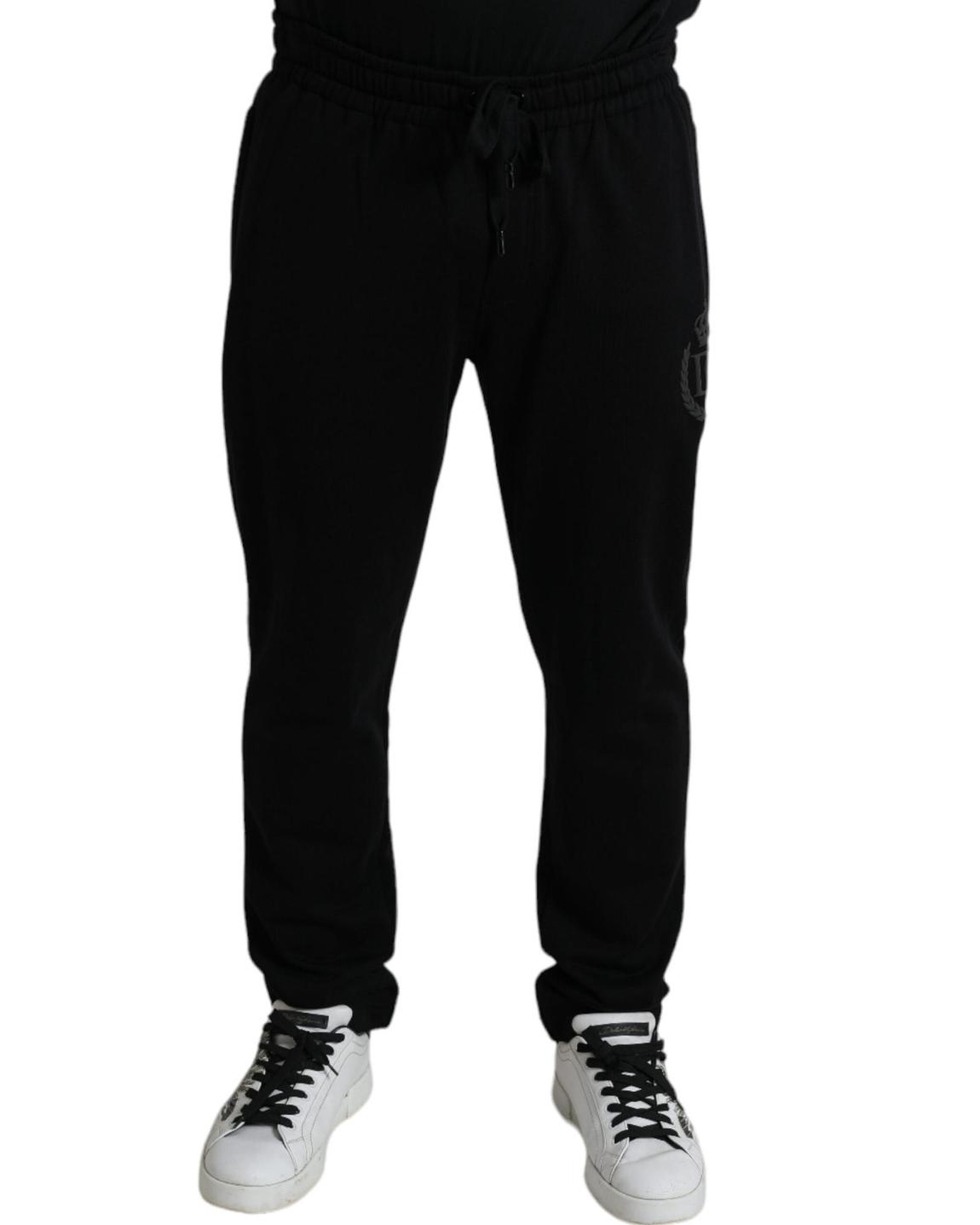 DG Logo Skinny Jogger Sweatpants Pants - Black Jeans main product photo