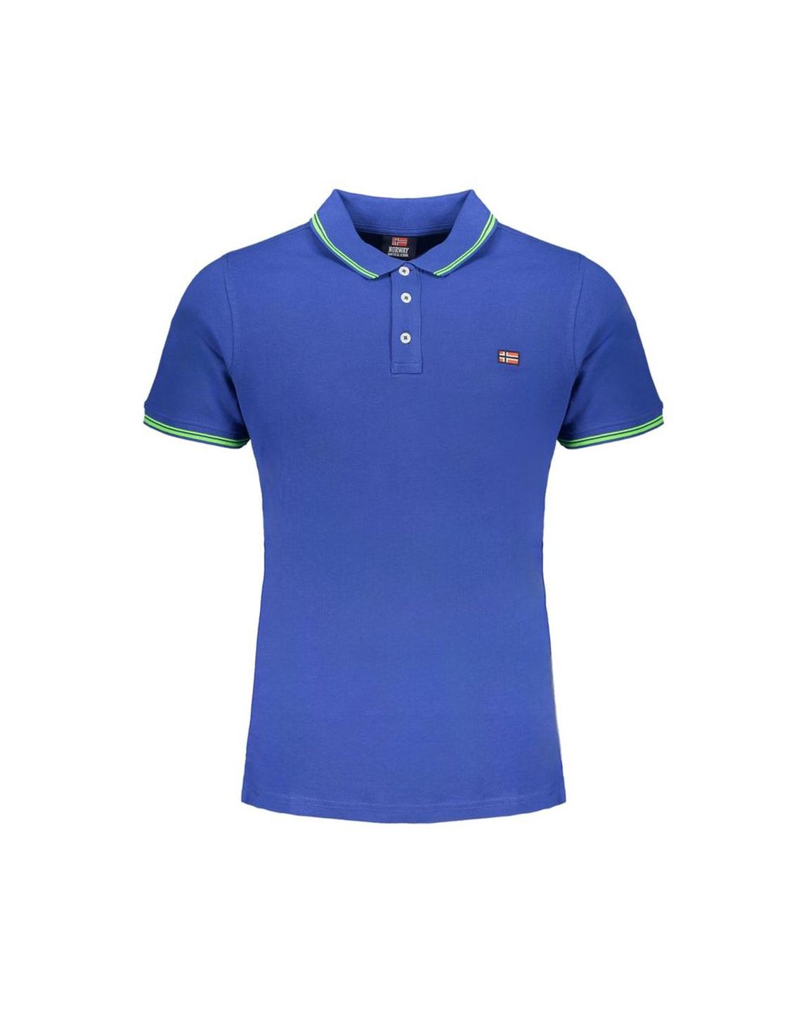 Polo Shirt Short Sleeves Classic - Blue Polos main product photo