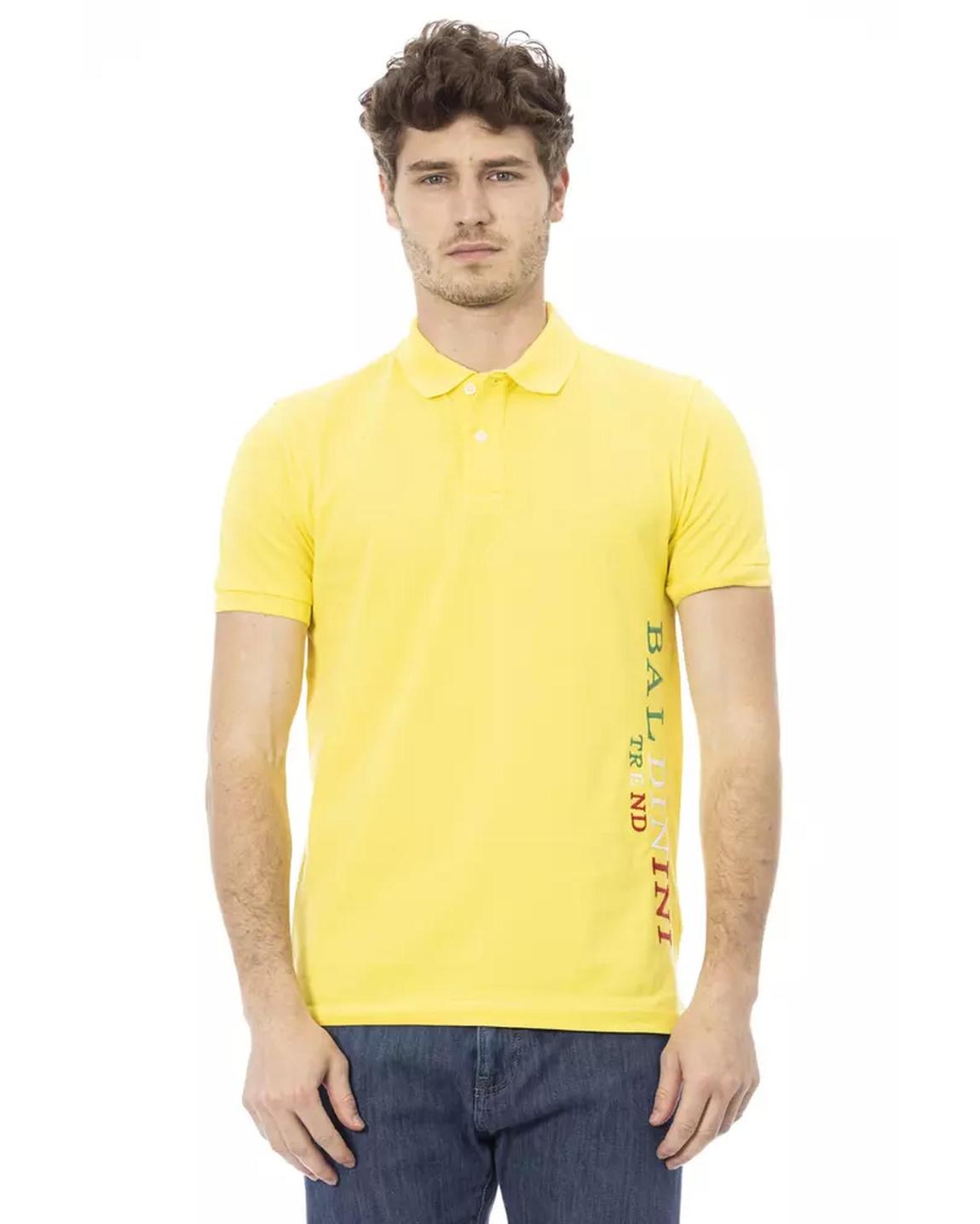 Polo Shirt Yellow Short Sleeve Polos main product photo