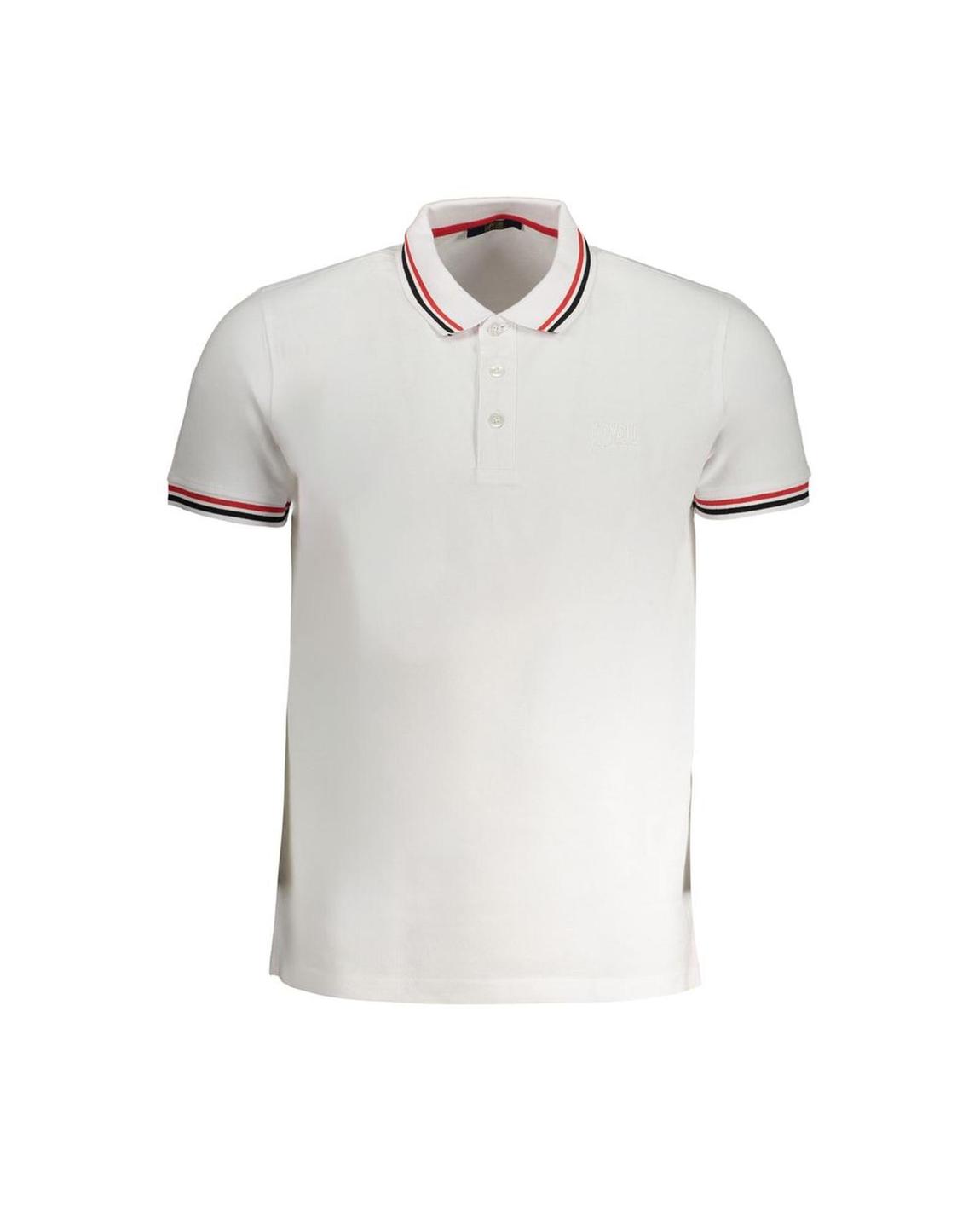 Classic Fit Polo Shirt Tipped Collar - White main product photo