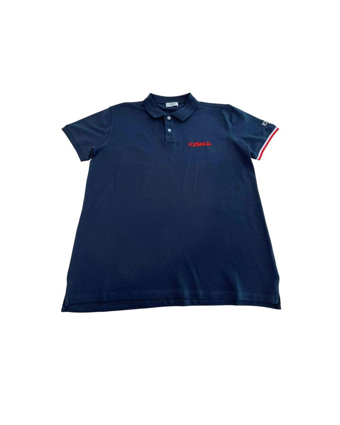Iceberg Polo Shirt Embroidered Logo - Blue main product photo