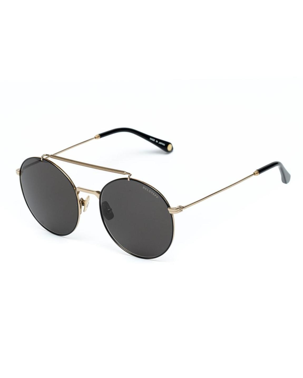 Hampstead Round Sunglasses Gold - Black main product photo