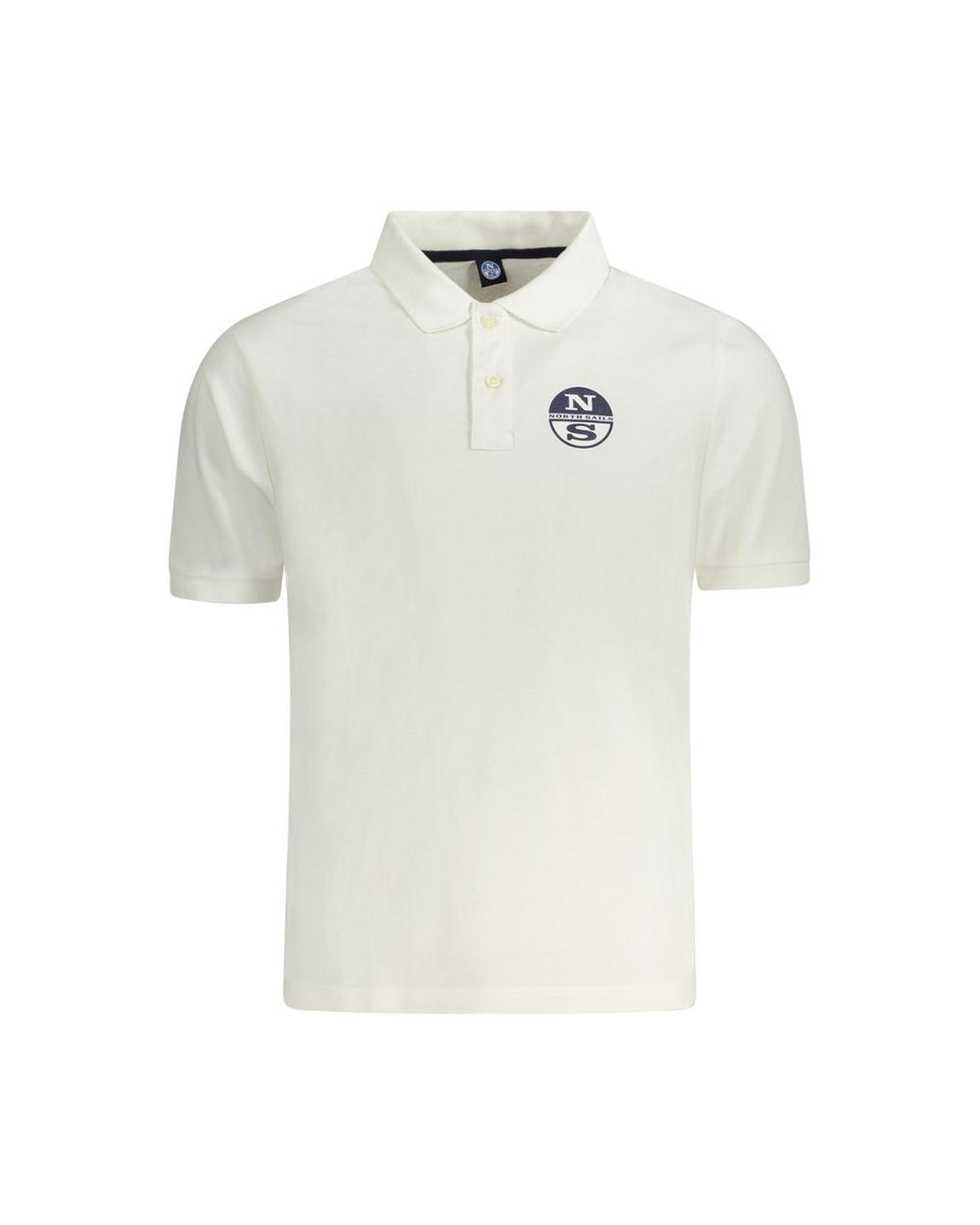 Classic Fit Polo Shirt Short Sleeves - White main product photo