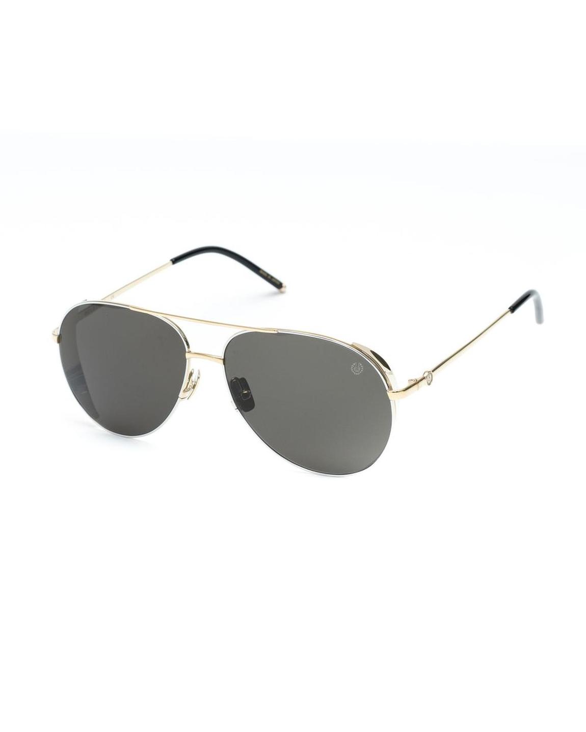 Aviator Style Eyeglasses with Metal Frame - Gold Sunglasses main product photo