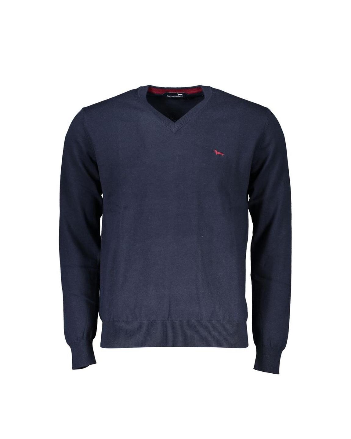 VNeck Jumper Navy- Blue Sweaters main product photo