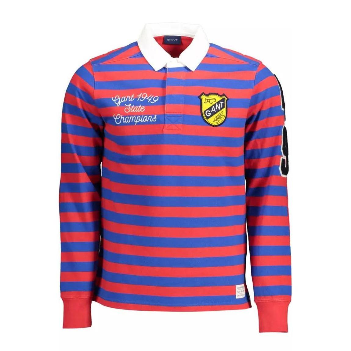 Rugby Shirt Long Sleeve Striped - Red Polos main product photo
