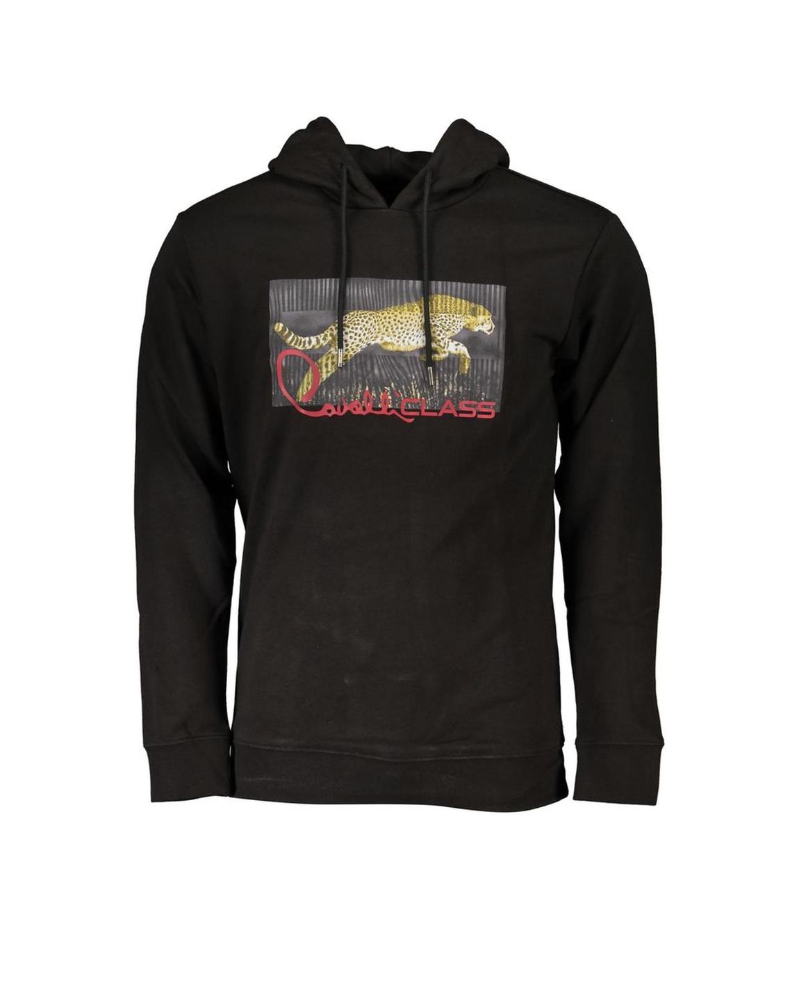 Cheetah Hoodie Black CA26756 Sweaters main product photo