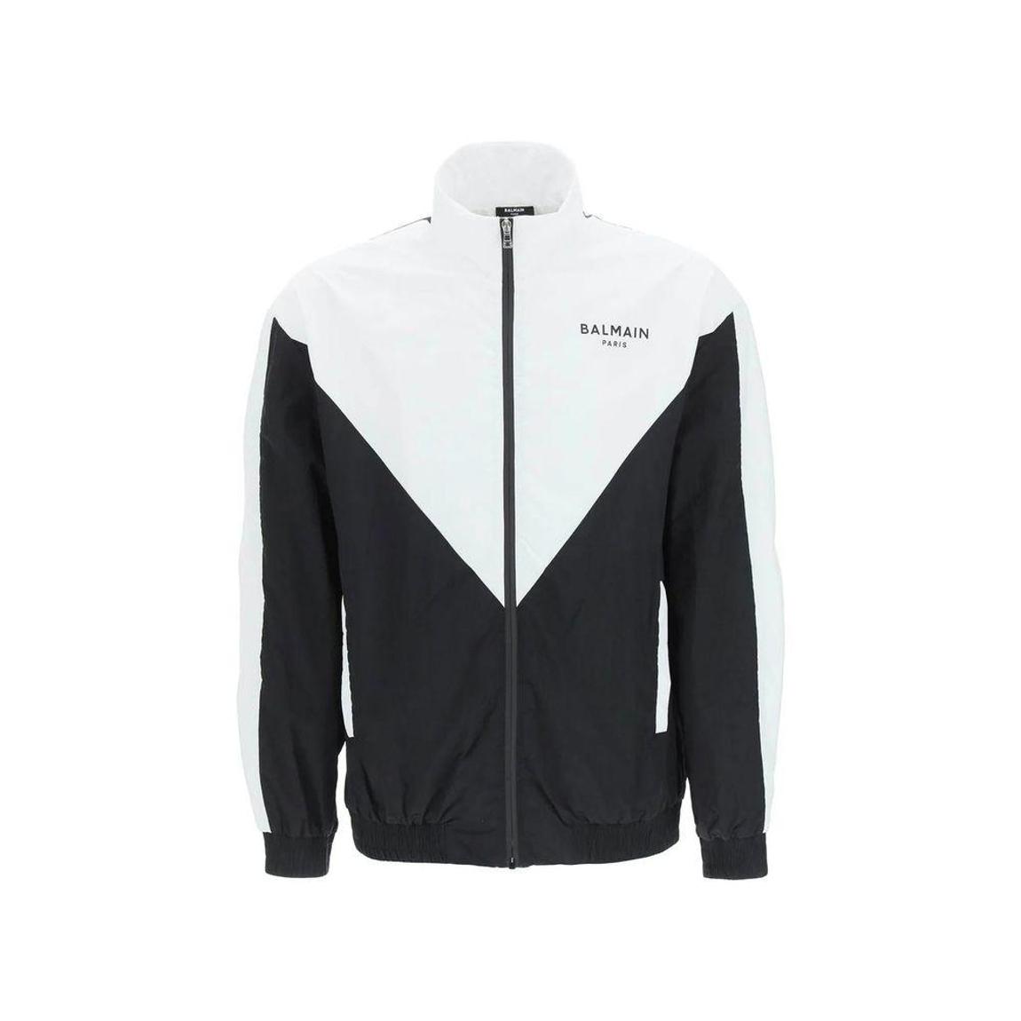 Logo Windbreaker with Elasticated Cuffs and Front Zip Closure - main product photo