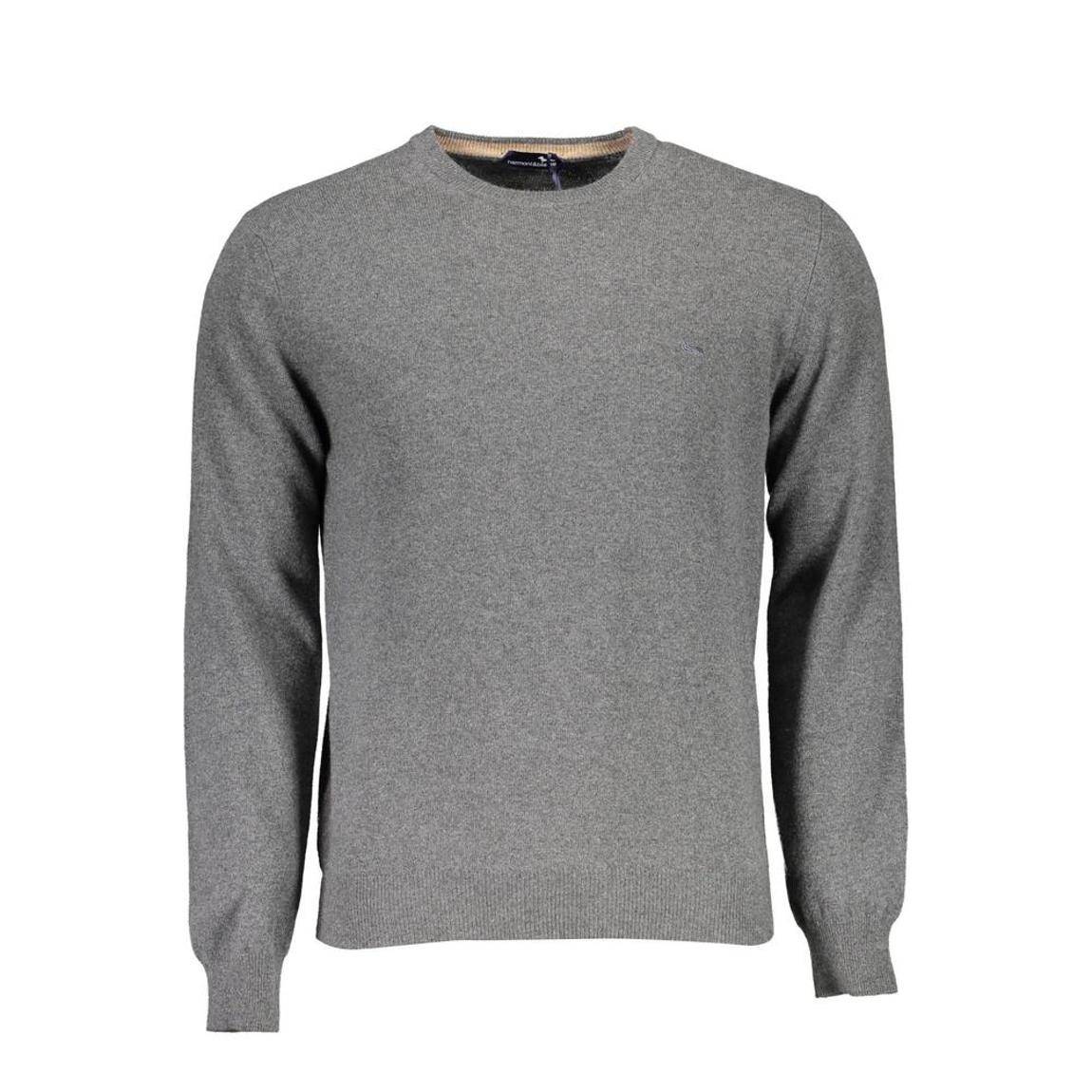 Crew Neck Jumper Casual Style- Gray Sweaters main product photo