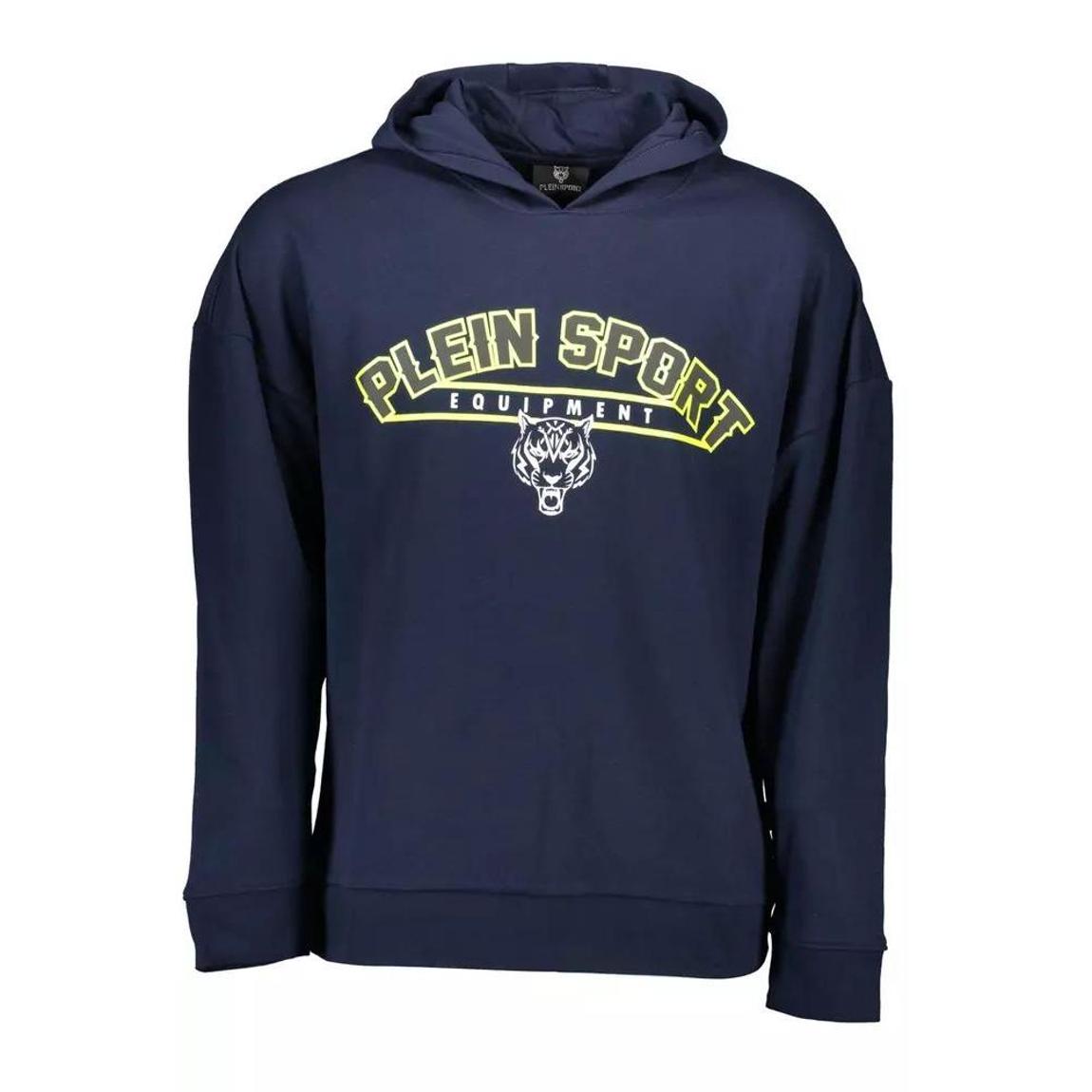 Hoodie Tiger Head Graphic PL9570- Blue Sweaters main product photo