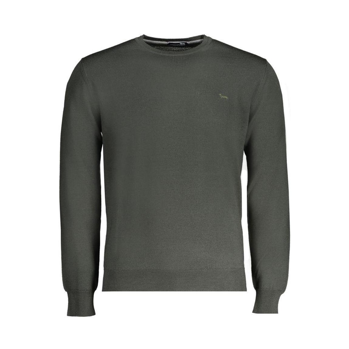 Crew Neck Jumper Solid Style - Green Sweaters main product photo