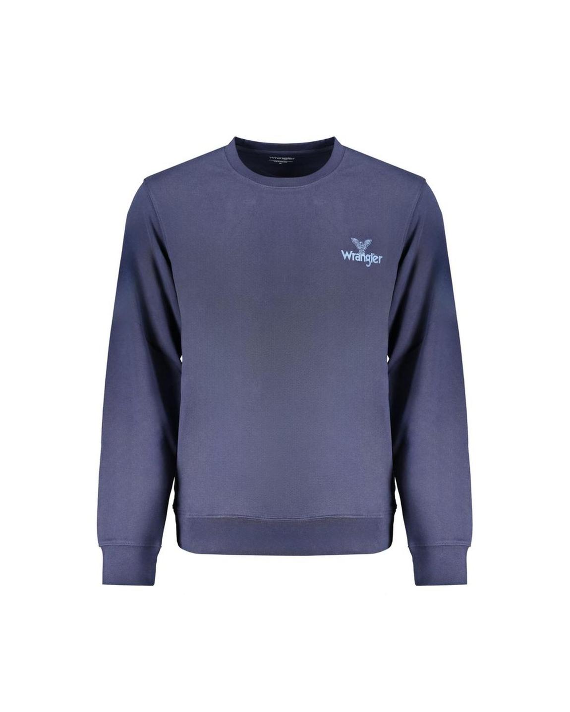 Embroidered Logo Sweatshirt - Blue Sweaters main product photo