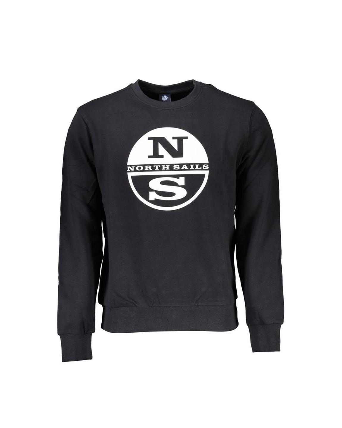 Crew Neck Sweatshirt NS1501 - Black Sweaters main product photo