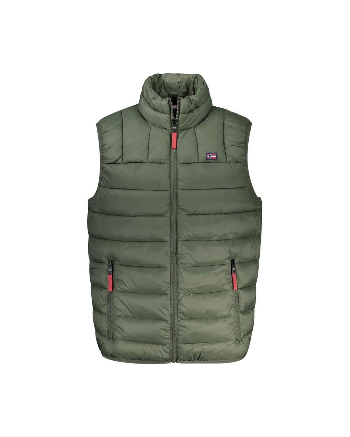 Lightweight Quilted Vest- Green main product photo