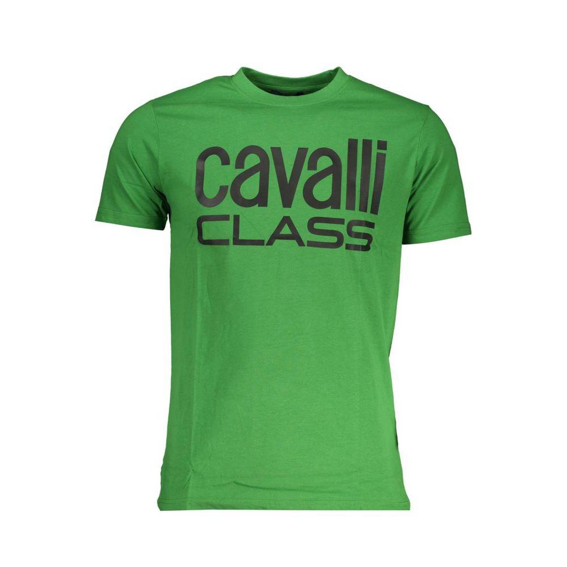 Cavalli Class Logo Tee - Green T-Shirts main product photo