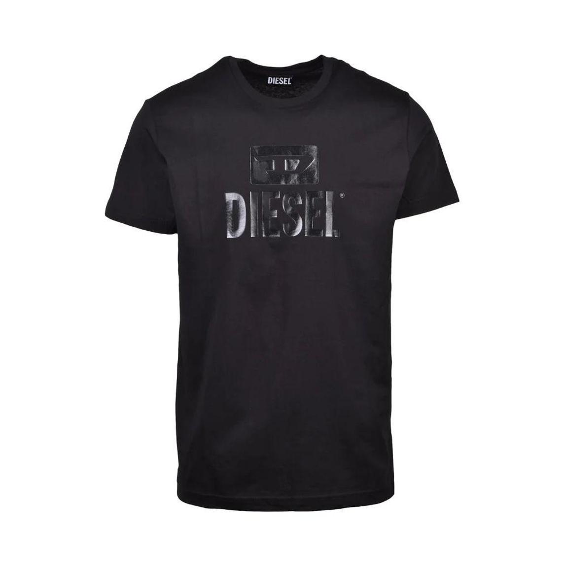Logo Print Cotton T-Shirt - Black main product photo
