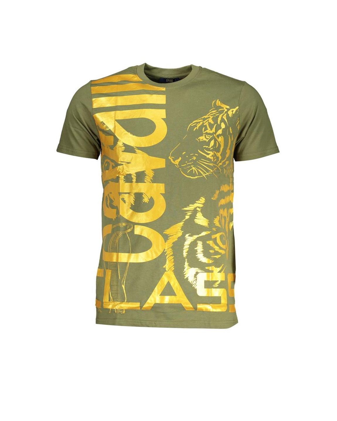 Tiger Print TShirt CA28604 - Green T-Shirts main product photo