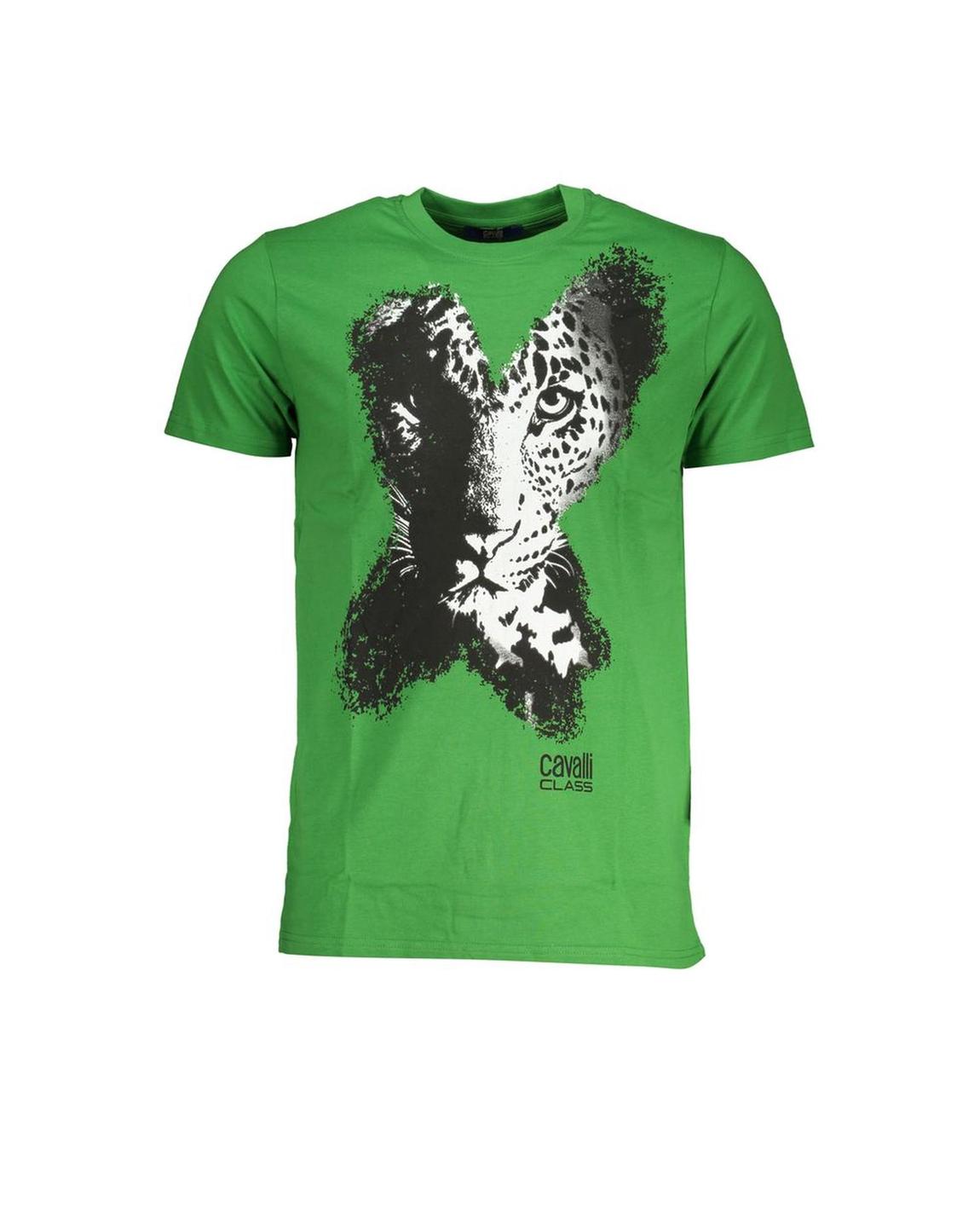 Leopard Print TShirt CA28476 - Green T-Shirts main product photo
