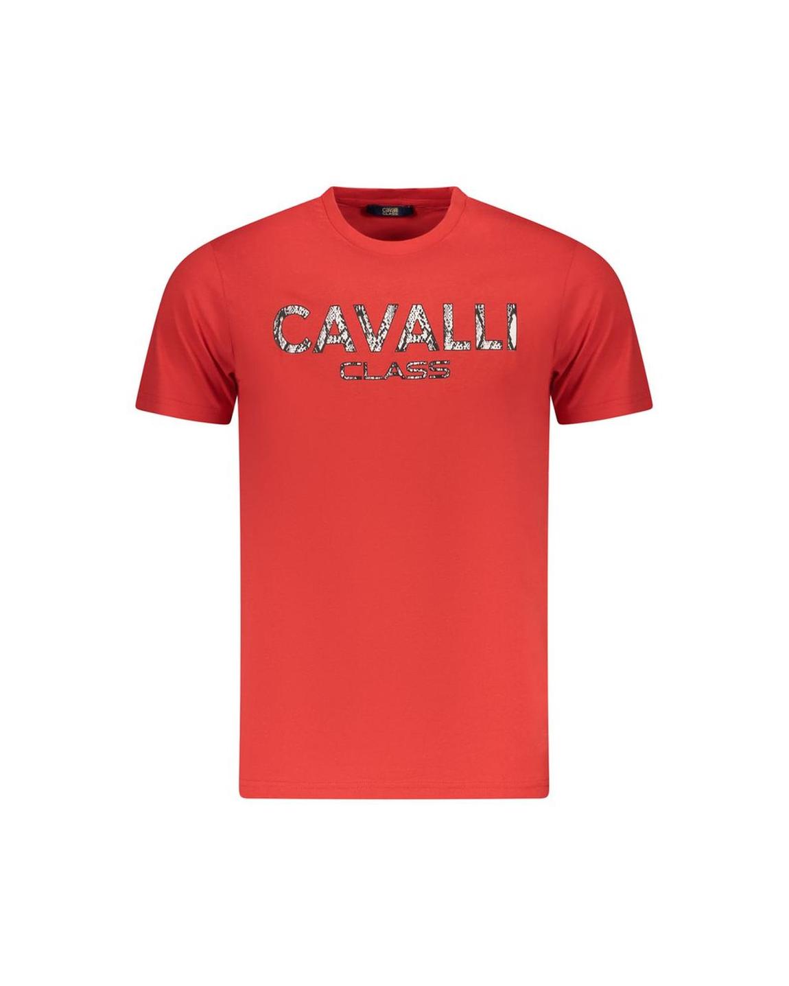 Cavalli Class Logo Tee - Red T-Shirts main product photo
