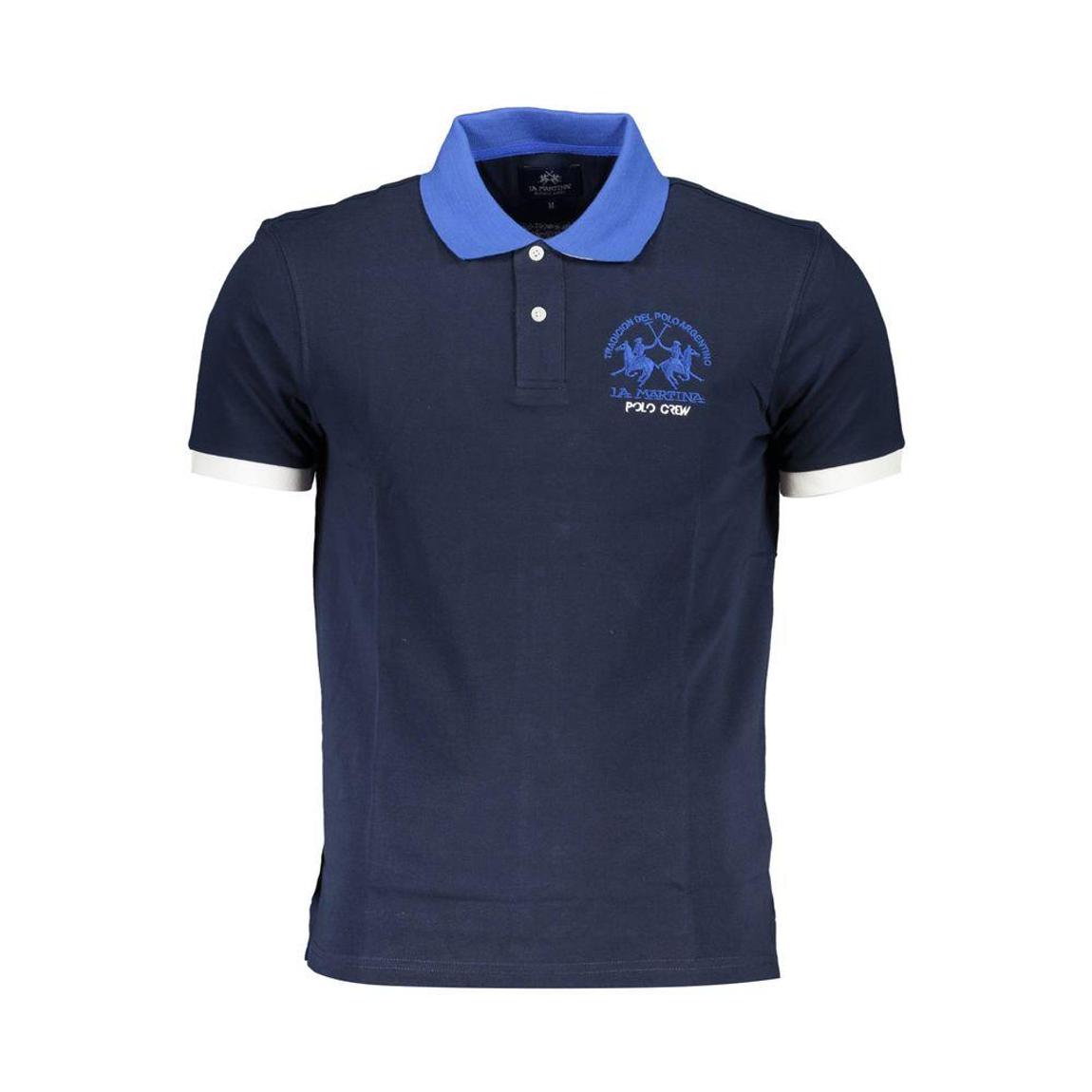 Polo Crew Short Sleeve Polo Shirt - Blue main product photo
