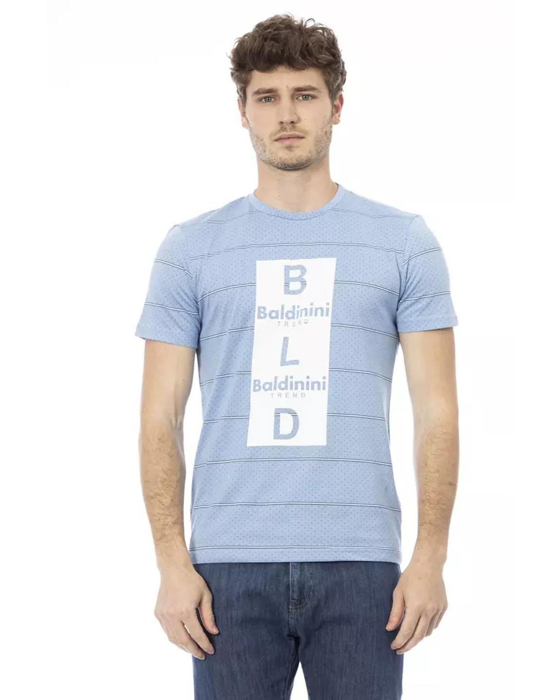 Short Sleeve Crew Neck Tee - Light Blue T-Shirts main product photo