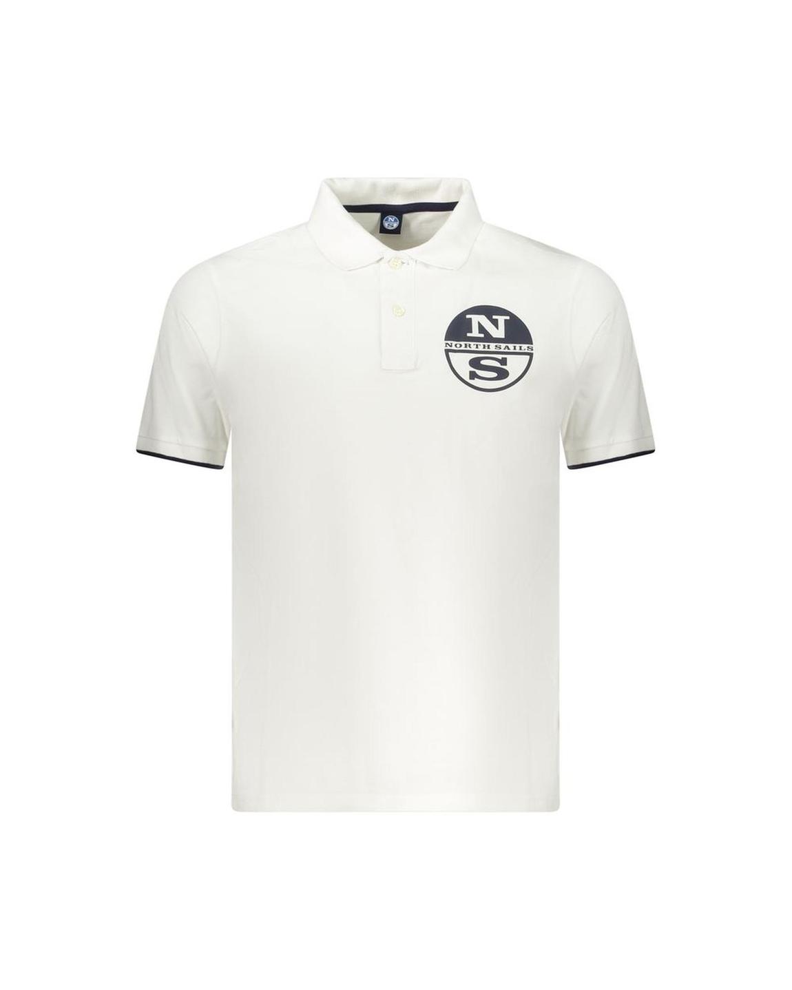 Short Sleeve Polo Shirt Classic Fit - White main product photo