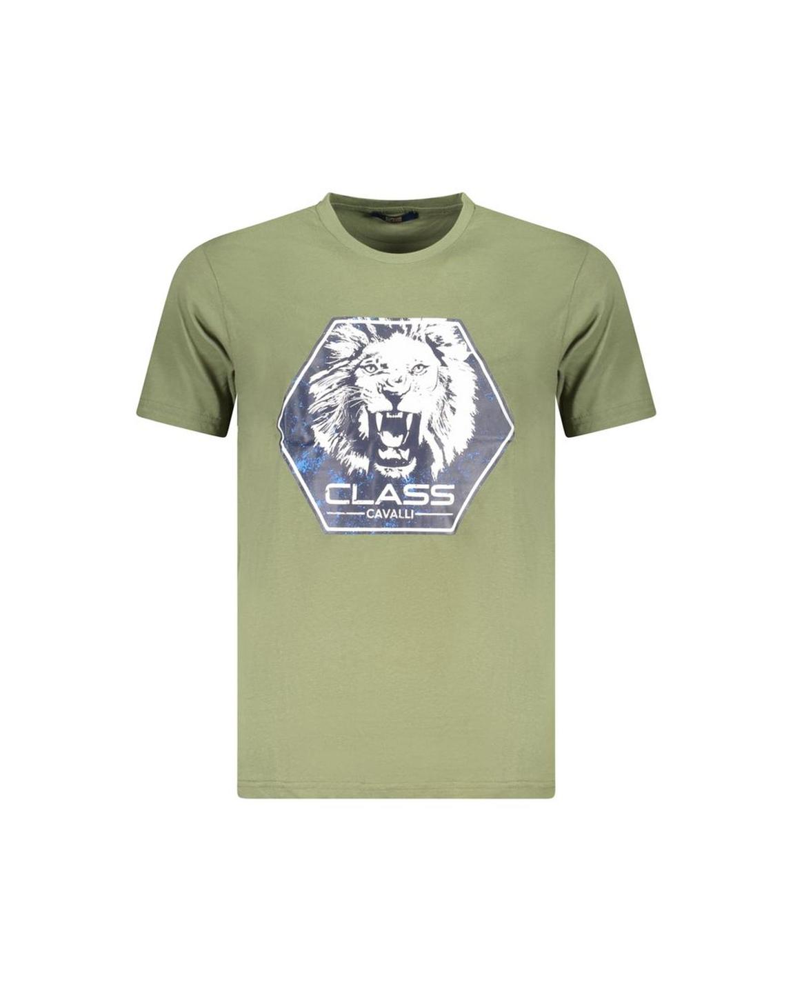 Lion Graphic Tee - Green T-Shirts main product photo